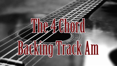 backing track in am|backing track am with chords.